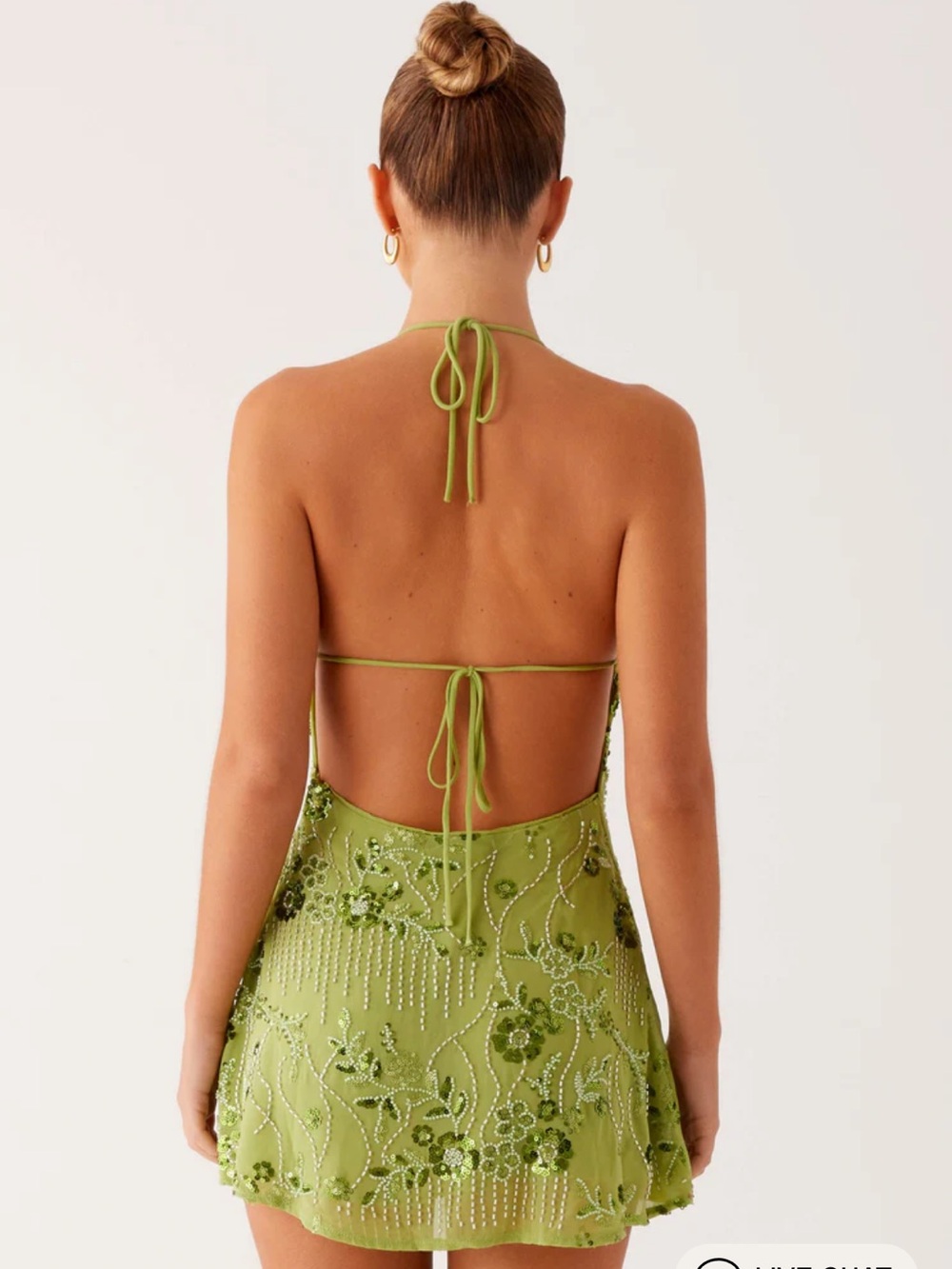 Leo Beaded Mini Dress - Picture 2 of 3